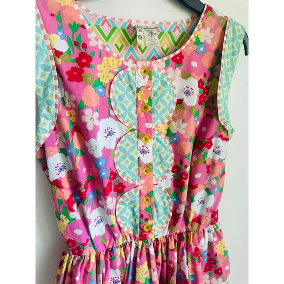 Matilda Jane Leah Wonderful Parade Childs Summer Dress XS Bright Floral Happy - Picture 4 of 4